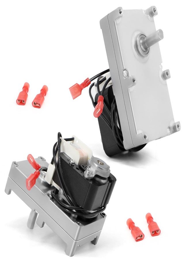 Aibabcue 2 Pack PU-047040 Auger Motor for Englander & England 25-PDVC 55-SHP10 25-PDV 55-SHP22 Pellet Stoves, 1 RPM Counter Clockwise Auger Motor - Image 1